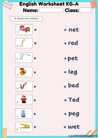 Short vowel e