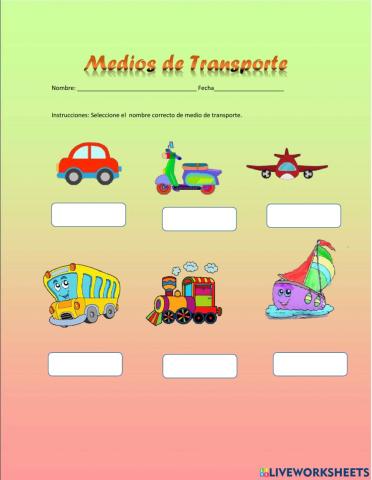 Medios de transportes