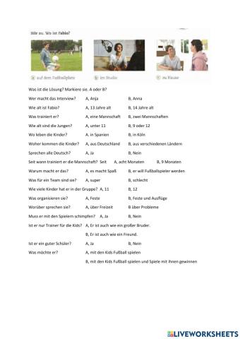 Fabio - Leseverstehen - KB 22