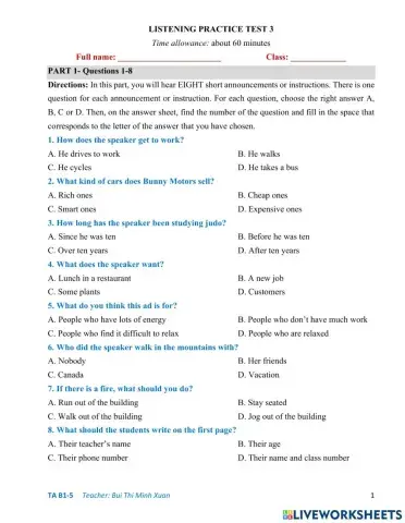Countable Nouns (There is-are