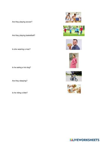 Present Continuous, Spotlight 3