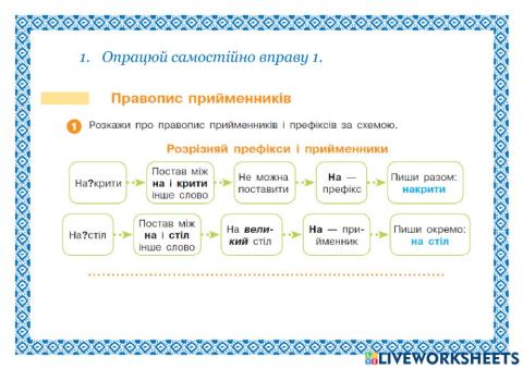 Префікси і прийменники