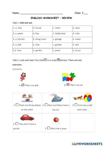 Grade 3 - Review