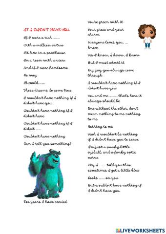 If i didn't have you