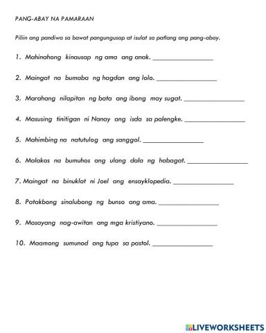 Pang-abay na pamaraan