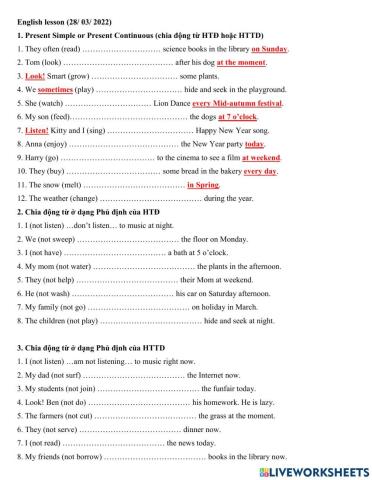 Group 3 - HTĐ HTTD review (-) (+)