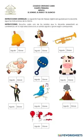 Sonidos graves y agudos