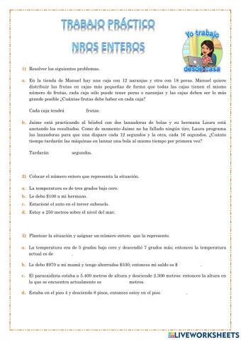 Trabajo integrador de Nros enteros