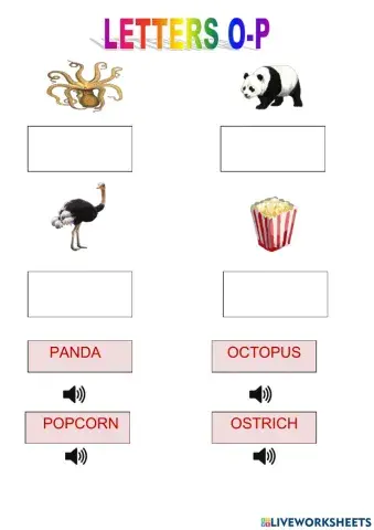 Letter O-P