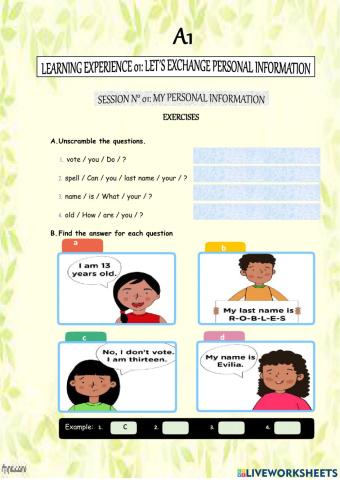 Eda 1: let-s excahnge personal information