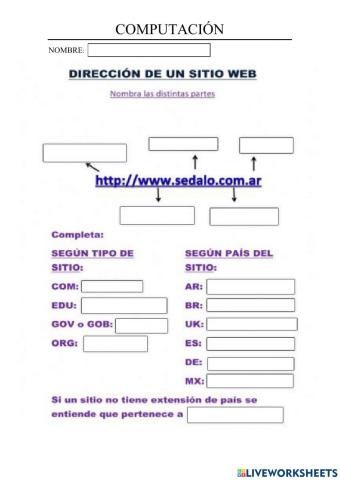 Direccion web
