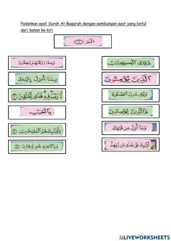 Surah al-baqarah ayat 1-5