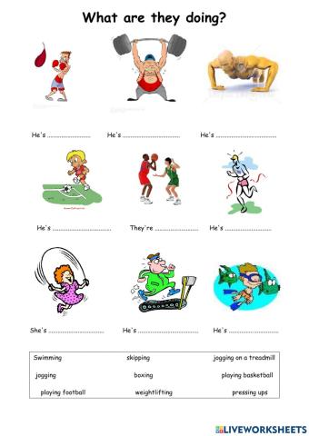 What are they doing ? Sports