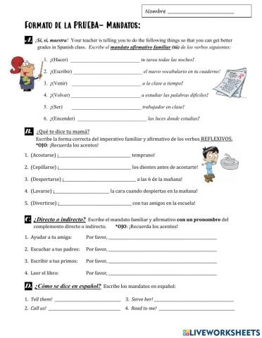 Mandatos familiares e informales