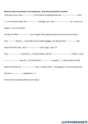 Past simple ( affirmative and  ED pronunciation