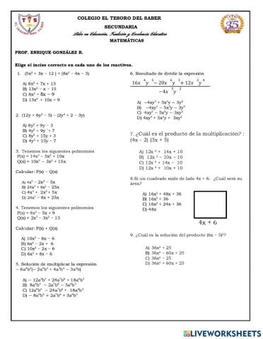 Examen de simulación