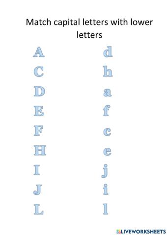 Alphabet A-L