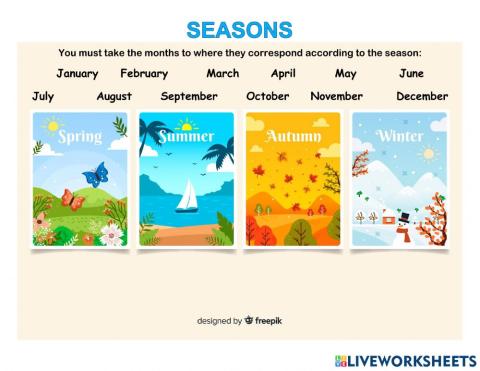 Seasons and months