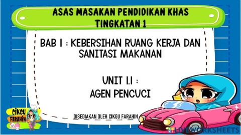 Unit 1.1 Agen Pencuci