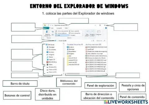 Entorno Explorador de Windows