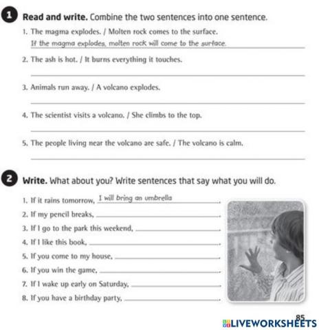 Grade 5-Our world-Unit 7 Grammar-1st conditional