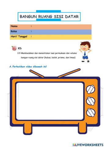 Bangun Ruang Sisi Datar Kelas 8