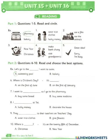 Grade 4-Unit 16-Let's go to the bookshop