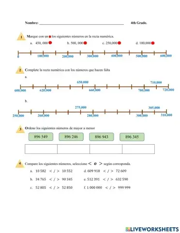 Números de seis cifras