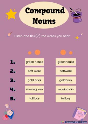 Compound Nouns