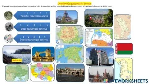 Osobliwości gospodarki Europy