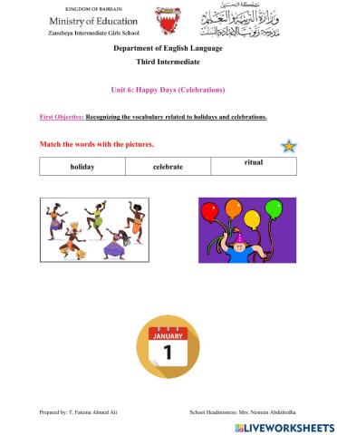 Holidays and Celebrations