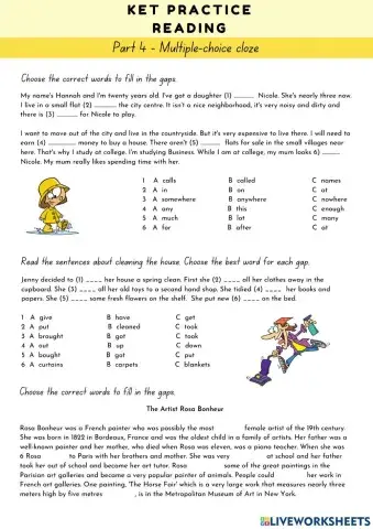 KET Practice (Reading)