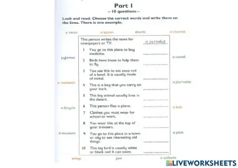 Flyer Reading and Writing