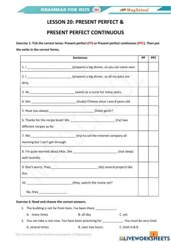 GI-Gram-L20-Present Perfect & Present Perfect Continuous