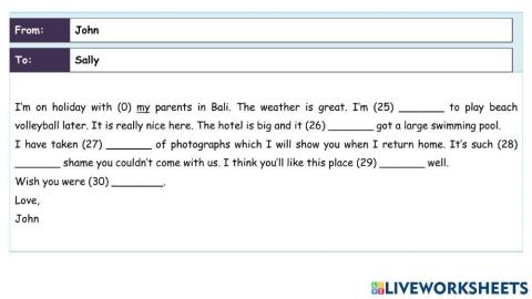 Ket reading part 5.2