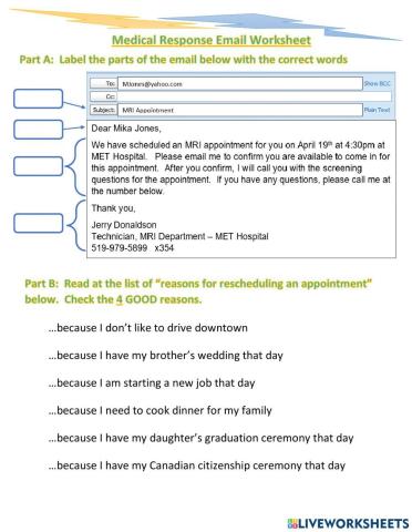 Email Response Full Practice