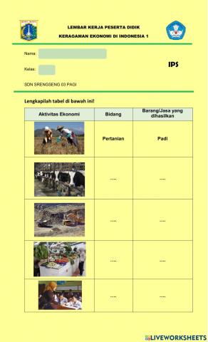 Keberagaman Ekonomi di Indonesia 1