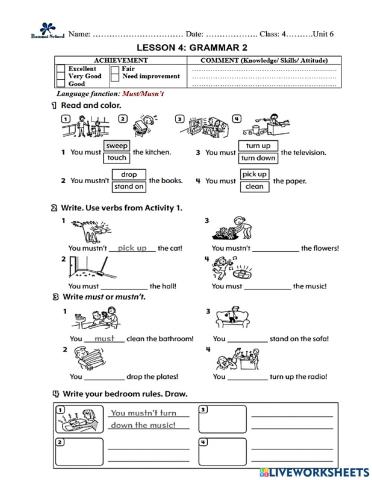 Unit 6: language focus 2