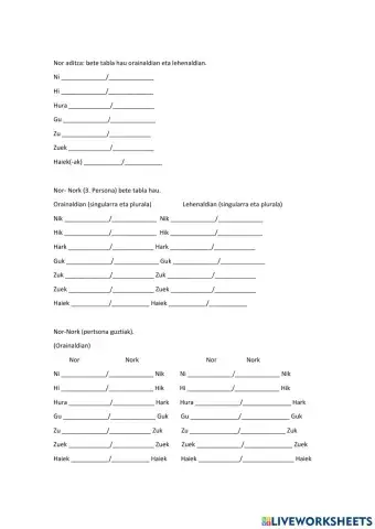 Taulak Euskera DBH 1 Mary Ward