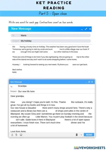 KET Practice (Reading)