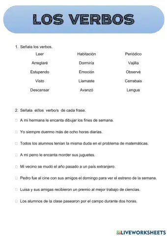 Los Verbos