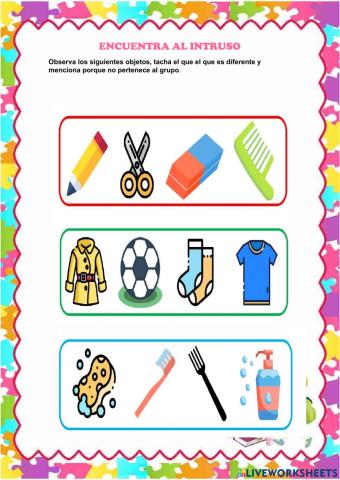 Encuentra al intruso