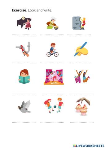 English Clas A1 - unit 5 - vocabulary