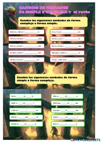 MATE-T6-CAMBIOS DE UNIDADES -SIMPLE A COMPLEJA y al revés