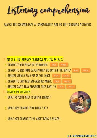 Listening comprehension