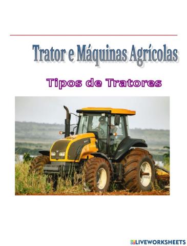 Tipo de Tratores