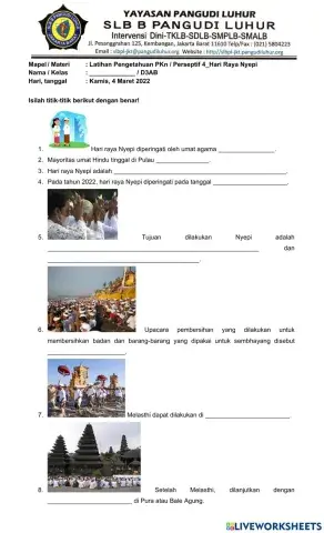 Latihan Pengetahuan PKn