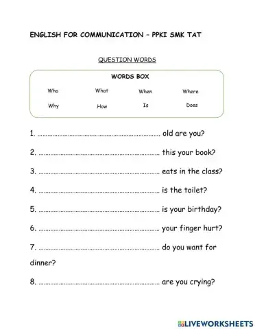 English for Communication