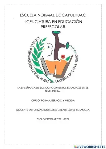 La enseñanza de los conocimientos espaciales en el Nivel Inicial