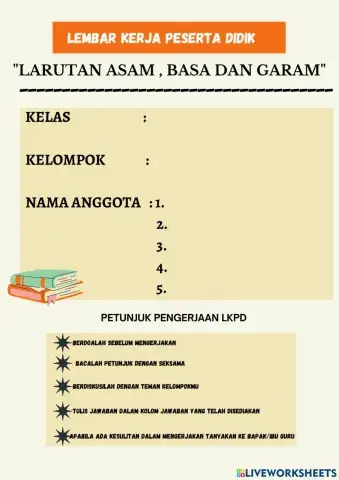 Lkpd asam basa dan garam